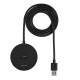 USB Hub Baseus round box HUB adapter (USB3.0 to USB3.0*1+USB2.0*3) 1m Black (CAHUB-U01) NBB-139695