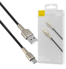 Кабель Baseus Cafule Series Metal Data Cable USB to Type-C 66W 1m Black NBB-124791