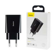 Зарядний пристрій Baseus Speed ??Mini Quick Charger 1C 20W EU Black (CCFS-SN01) NBB-117188