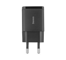 Зарядний пристрій Baseus Compact Charger 2U 10.5W EU Black (2USB)(CCXJ010201) NBB-124752