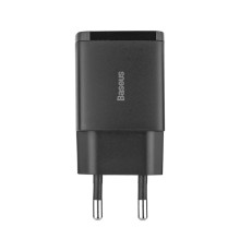 Зарядний пристрій Baseus Compact Charger 2U 10.5W EU Black (2USB)(CCXJ010201) NBB-124752