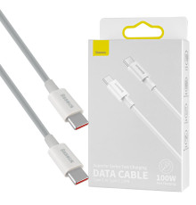 Кабель Baseus Superior Series Fast Charging Data Cable Type-C to Type-C 100W 1m White (CATYS-B02) NBB-124774