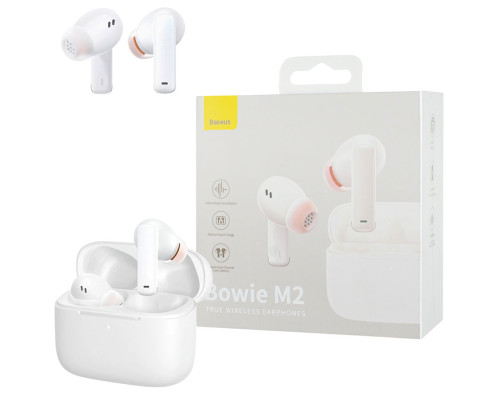 Бездротові навушники Baseus True Wireless Earphones Bowie M2 White (NGTW140002) NBB-133977