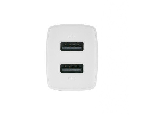 Зарядний пристрій Baseus Compact Charger 2U 10.5W EU White (2USB) (CCXJ010202) NBB-124753