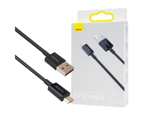 Кабель Baseus Superior Series Fast Charging Data Cable USB to Micro 2A 2m Black NBB-120651