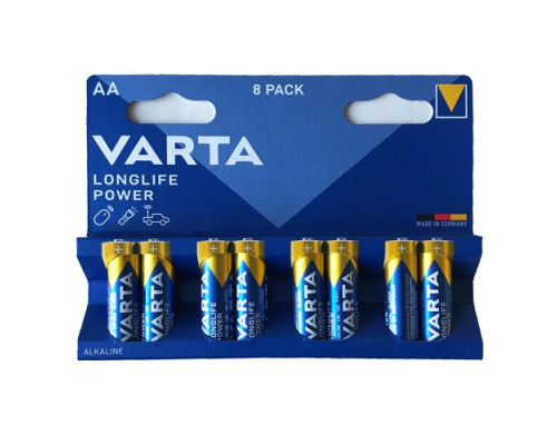 Батарейка VARTA LONGLIFE Power AA(R6) blister 6+2 (8/160) (АРТ8937) mag-4008496559510140234