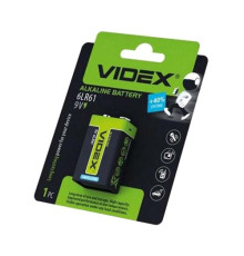 Батарейка VIDEX 6LR61 9V BLI 1 Крона (12/96) (3214) mag-4820118291604140247