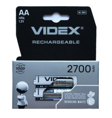 Акумулятор VIDEX R6 2700mAh (передзаряд) BLI 2 mag-4820118291819140258