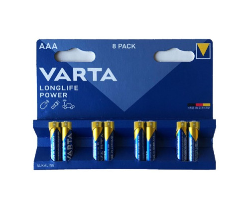 Батарейка VARTA LONGLIFE Power AAA(R3) blister 6+2 (8/160) (АРТ8936) mag-4008496559787140235