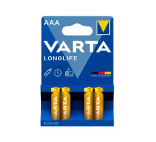 Батарейка VARTA LONGLIFE AAA LR3 blister 4 (4/40/200) (6644) mag-4008496525072142096