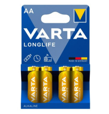 Батарейка VARTA LONGLIFE AA LR6 blister 4 (4/80/400) (3768) mag-4008496525157142097