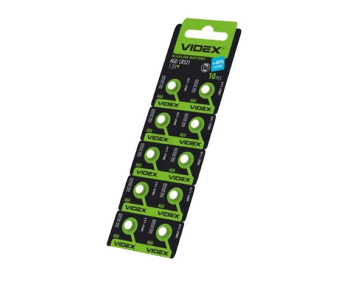 Батарейка VIDEX AG0(lr521) BLI 10 mag-4820118291741138181