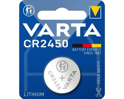 Батарейка VARTA CR 2450 BLI 1 LITHIUM (8726) mag-4008496270972136714