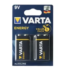 Батарейка VARTA ENERGY 6F22 blister 2 (2/20/100) (9745) mag-4008496673124144225