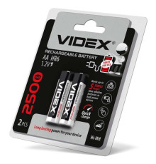 Акумулятор VIDEX R6 2500mAh (передзаряд) BLI 2 mag-4820118291802141197