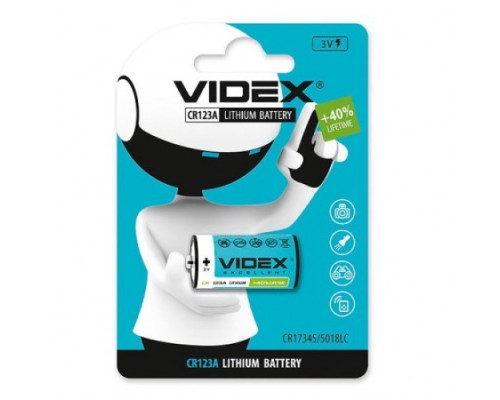 Батарейка VIDEX CR 123A BLI 1 LITHIUM mag-4820118292304142099