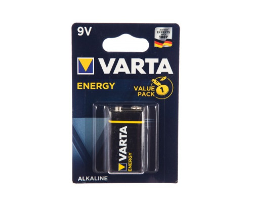 Батарейка VARTA ENERGY 6F22 blister 1 (1/10/50) (8969) mag-4008496626656140240