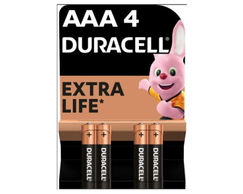 Батарейка DURACELL LR3(AAA) blister 4 (4/40) (АРТ1551) mag-5000394018457142100