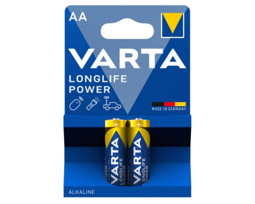 Батарейка VARTA LONGLIFE Power AA(R6) blister 2 (2/40/200) (АРТ1009) mag-4008496559398142776