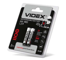 Акумулятор VIDEX R03 1100mAh (передзаряд) BLI 2 mag-4820118291840142781