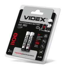 Акумулятор VIDEX R03 1100mAh (передзаряд) BLI 2 mag-4820118291840142781