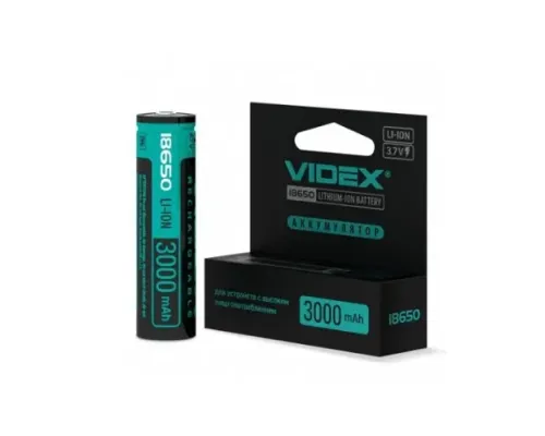 Акумулятор 18650 Videx 3000mAh (1/20) захист блістер Арт.8113 mag-4820118295275144227