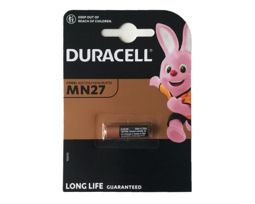 Батарейка DURACELL A27 MN27 blister 1 (1/10) (АРТ4765) mag-5000394023352142101