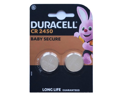 Батарейка DURACELL 2450 blister 2 (2/20) (АРТ1989) mag-5000394152137140280