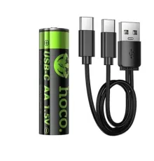 Акумулятори літієві Hoco JA3 AA rechargeable lithium battery(2PCS) 860мАг mag-6942007667449146291