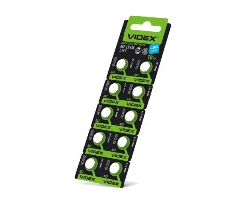 Батарейка VIDEX AG7 (395, 626, 927) BLI 10 mag-4820118291901144166