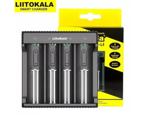 Зарядний пристрій LiitoKala Lii-L4 (4 канали, індикатор) (1/84) (15749) mag-2000001463253144229
