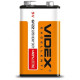 Батарейка VIDEX 6F22/9V Shrink 1 Super Hevy Duty Крона (24/480) mag-4820118291062140480