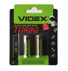 Батарейка VIDEX TURBO LR06 (AA) blister 2 (2/20/360) mag-482011829430813273