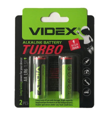 Батарейка VIDEX TURBO LR03 (AAA) blister 2 (2/20/360) mag-4820118294315133688