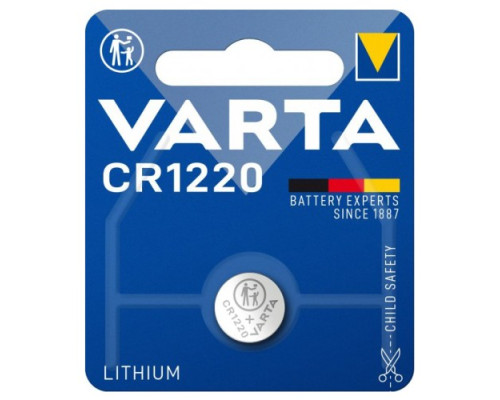 Батарейка VARTA CR 1220 BLI 1 LITHIUM (8194) mag-4008496276899140230