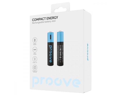 Акумуляторна батарейка Proove Compact Energy AAA 2 pcs PLS-00-00122267