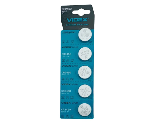 Батарейка Videx CR2450 (1шт) PLS-00-00146076