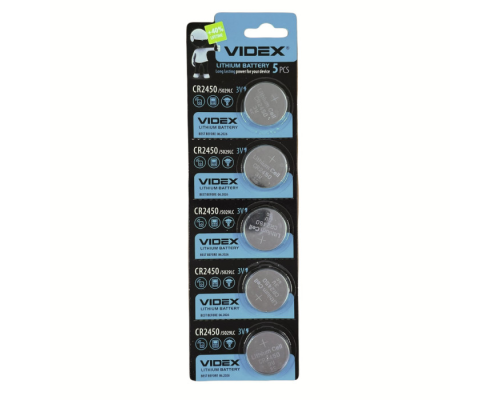 Батарейка Videx CR2450 (1шт) PLS-00-00146076