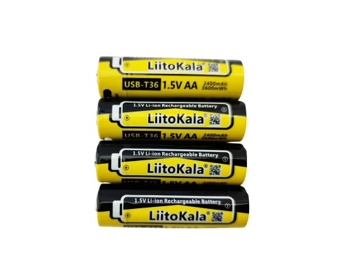 Акумуляторна батарейка LiitoKala USB-T36 AA R6 USB-C (4шт) PLS-00-00161207
