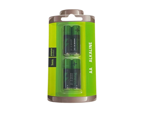 Батарейка Hoco Alkaline AA LR6 (4шт) PLS-00-00160155