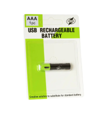 Акумуляторна батарейка ZNTER AAA 1.5V (microUSB) PLS-00-00021870