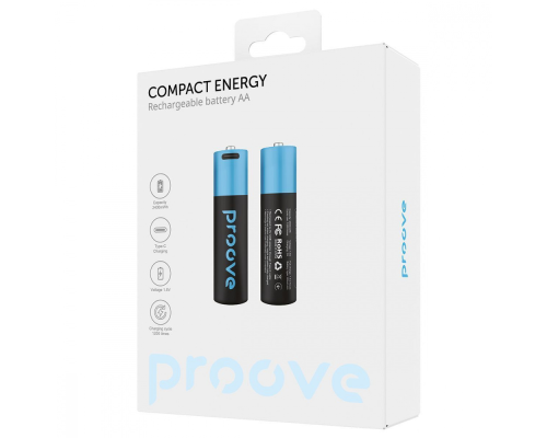 Акумуляторна батарейка Proove Compact Energy AA 2 pcs PLS-00-00124440