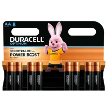 Батарейка Duracell Optimum LR6 AA MX1500 (8шт) PLS-00-00160073