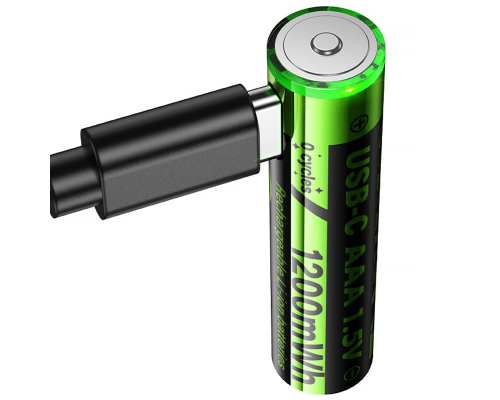Акумуляторна батарейка Hoco JA4 AAA USB-C (2шт) PLS-00-00160074