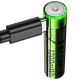 Акумуляторна батарейка Hoco JA4 AAA USB-C (2шт) PLS-00-00160074
