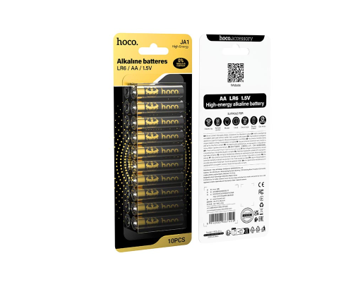 Батарейка Hoco Alkaline JA1 AA LR6 (10шт) PLS-00-00162391