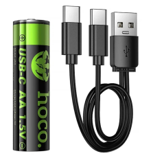 Акумуляторна батарейка Hoco JA3 AA USB-C (2шт) PLS-00-00160075