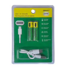 Акумуляторна батарейка AAA USB-C (2шт) PLS-00-00141865