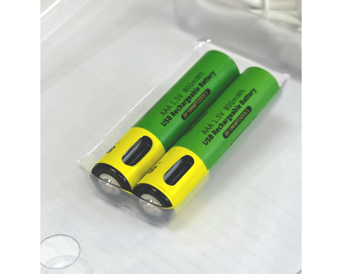 Акумуляторна батарейка AAA USB-C (2шт) PLS-00-00141865