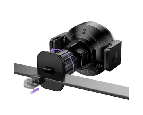 Бездротовий АЗП HW35 Power electric magnetic wireless fast charging car holder(air outlet) black mag-6942007660792145306